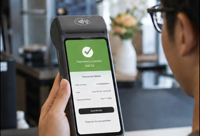 VP65 mobile ordering and table-side checkout