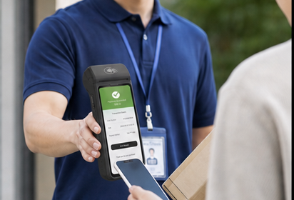 VP65 takeout order acceptance with on-site printing and payment